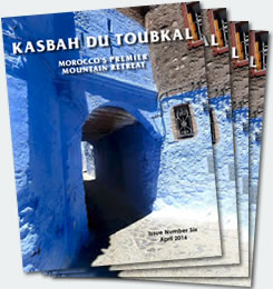 Covers of the sixth edition of the Kasbah du Toubkal magazine