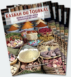 Covers of the thirteenth edition of the Kasbah du Toubkal magazine