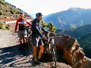 Trevor Rowell and Mike McHugo high in the Atlas Mountains