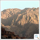 Toubkal at dusk from the Kasbah